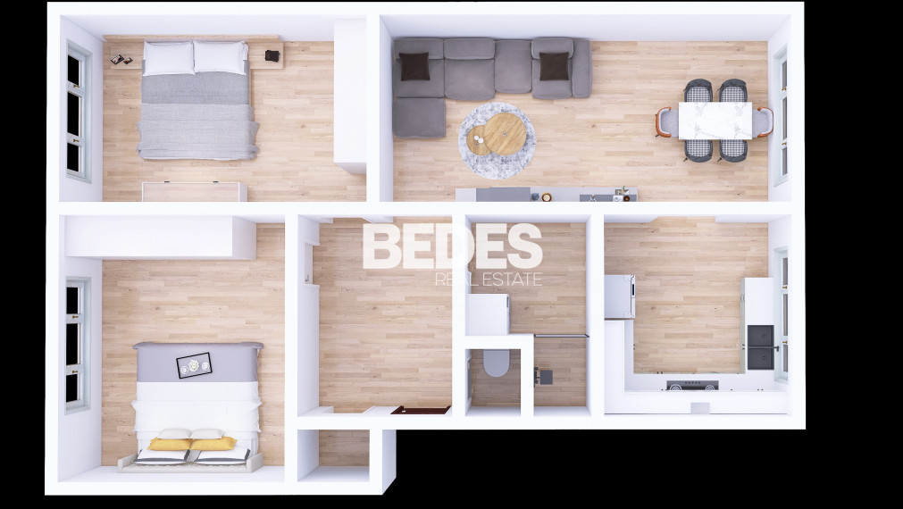 BEDES | Veľkometrážny 3 izb. byt, 79m2, nová rekonštrukcia, Prievidza – Dlhá ul.