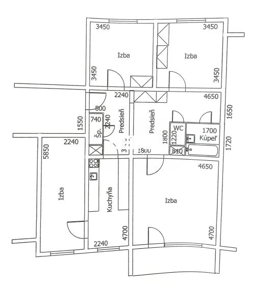 BEDES | Veľkometrážny 4i byt + sauna, klimatizácia, Trenčín