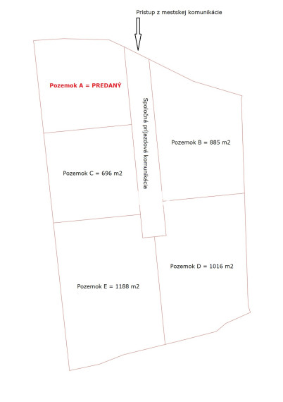 BEDES | pozemok pre výstavbu RD,1188m2, Handlová – N. Lehota