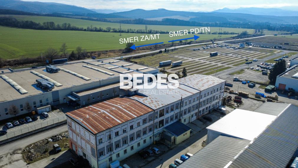 BEDES | Samostatný prevádzkový priestor, 975m², Pravenec