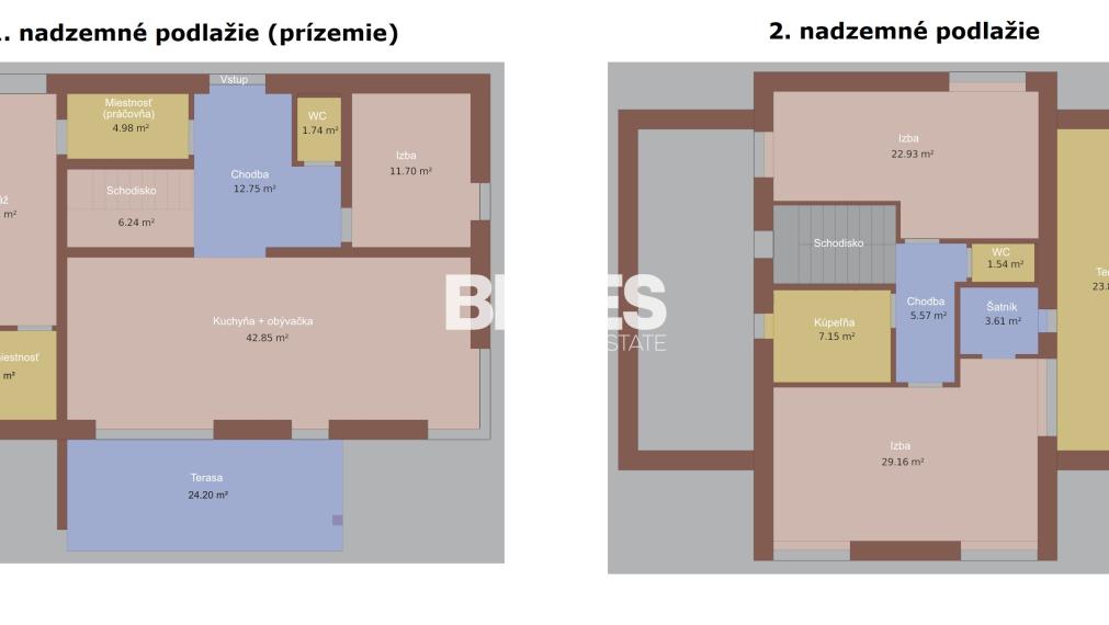 BEDES | 4izb. novostavba182m2, pozemok 659m2, 3x terasa, garáž