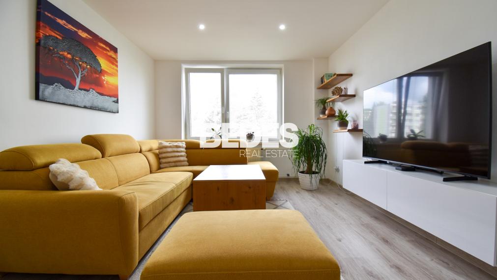 BEDES | priestranný 3 izb. byt, 75 m2, 2x loggia, EXKLUZÍVNE